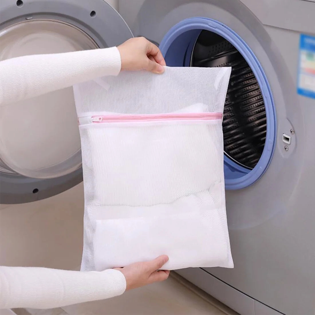 3Pcs Mesh Laundry Bags Laundry Washing Bags for Clothes Socks